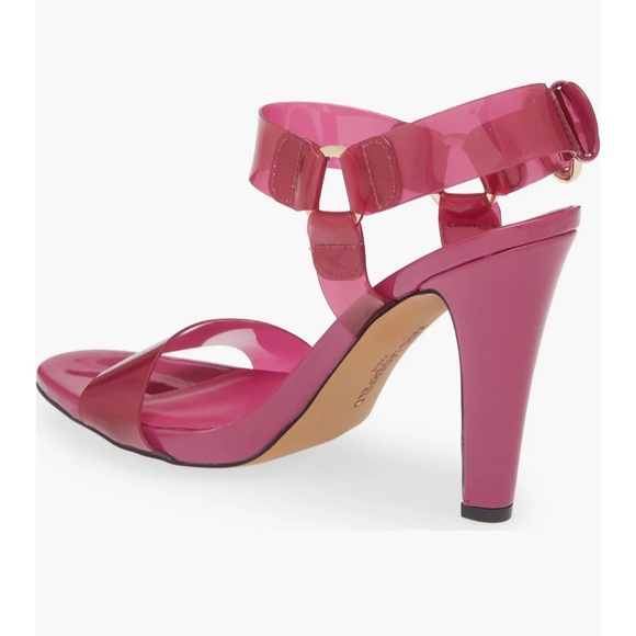 Karl Lagerfeld Pink Strappy Heels - Picture 3 of 4